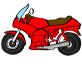 Desenho Motocicleta pintado por kayky