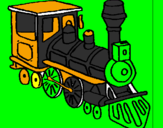 Desenho Comboio pintado por Lorenzo