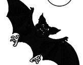 Desenho Morcego cão pintado por hercules