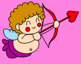 Desenho Cupido  pintado por jujulu
