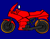 Desenho Motocicleta pintado por João