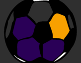 Desenho Bola de futebol pintado por ARIEL