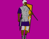 Desenho Soldado romano pintado por NIKITO