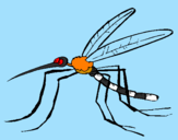 Desenho Mosquito pintado por JOAO