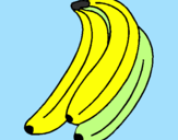 Desenho Plátanos pintado por VICK