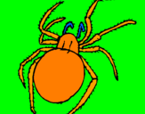 Desenho Aranha venenosa pintado por Afonso