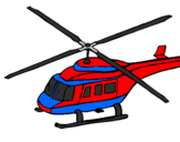 Desenho Helicoptero  pintado por isaque