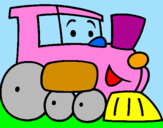 Desenho Comboio pintado por Gabriela