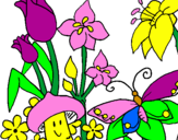 Desenho Fauna e Flora pintado por guilherme     