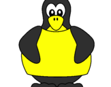 Desenho Pinguim pintado por PANCHO