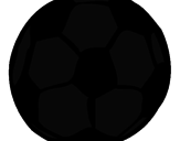 Desenho Bola de futebol pintado por thiago