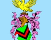 Desenho Escudo de armas e águia pintado por pedro2000
