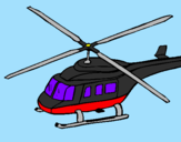 Desenho Helicoptero  pintado por de thassio