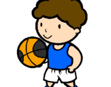 Desenho Jogador de basquete pintado por MATHEUS