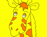 Desenho Cara de girafa pintado por BEATRIZ