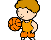 Desenho Jogador de basquete pintado por fabio