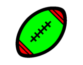 Desenho Bola de futebol americano II pintado por Edwar    Diego