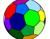 Desenho Bola de futebol II pintado por tamires