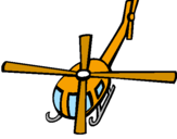 Desenho Helicoptero V pintado por Beatriz