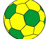 Desenho Bola de futebol II pintado por bola