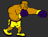 Desenho Boxeador pintado por atacado