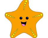 Desenho Estrela do mar pintado por noelikka