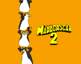 Desenho Madagascar 2 Pingüinos pintado por Mariana