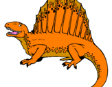 Desenho Espinossauro pintado por Spinosaurus