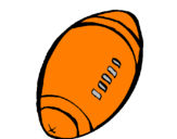 Desenho Bola de futebol americano pintado por gabriel