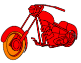 Desenho Moto pintado por bruno