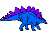 Desenho Stegossaurus pintado por marcelo 
