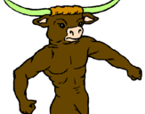 Desenho Cabeça de búfalo pintado por GUILLERMO