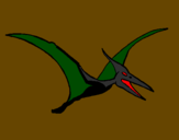 Desenho Pterodáctilo pintado por joao vitor