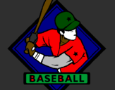 Desenho Logo de basebol pintado por welton