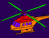 Desenho Helicoptero  pintado por sauan