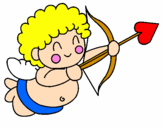 Desenho Cupido  pintado por elisa