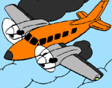 Desenho Avioneta pintado por igor  pilot