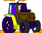 Desenho Tractor em funcionamento pintado por matheus PEREIRA DO PRADO