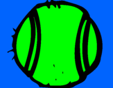 Desenho Bola de ténis pintado por RODRIGO  