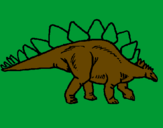 Desenho Stegossaurus pintado por Nadim_Bittar