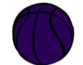 Desenho Bola de basquete pintado por CLEVERTON