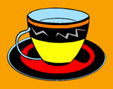 Desenho Taça de café pintado por AdrianXTV