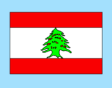 Desenho Líbano pintado por sara