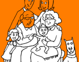 Desenho Família pintado por SUELLEN
