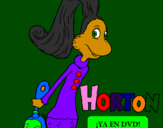 Desenho Horton - Sally O'Maley pintado por Daniela