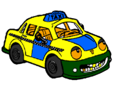 Desenho Herbie Taxista pintado por mizael