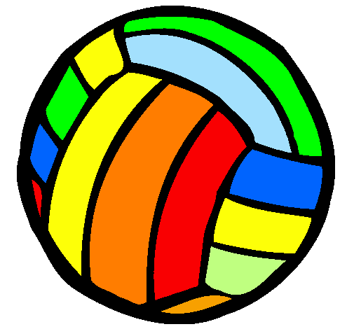 Desenho Bola de voleibol pintado por bola futebol