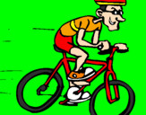 Desenho Ciclismo pintado por jose