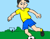 Desenho Jogar futebol pintado por Tales Carvalho Leal