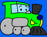 Desenho Comboio pintado por Gregório